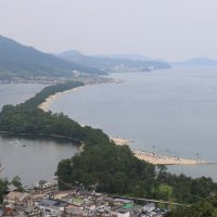 Amanohashidate from the top in the south

