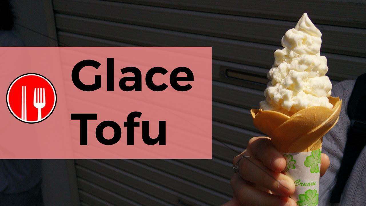 Tofu milk Ice Cream Fait Au Japon
